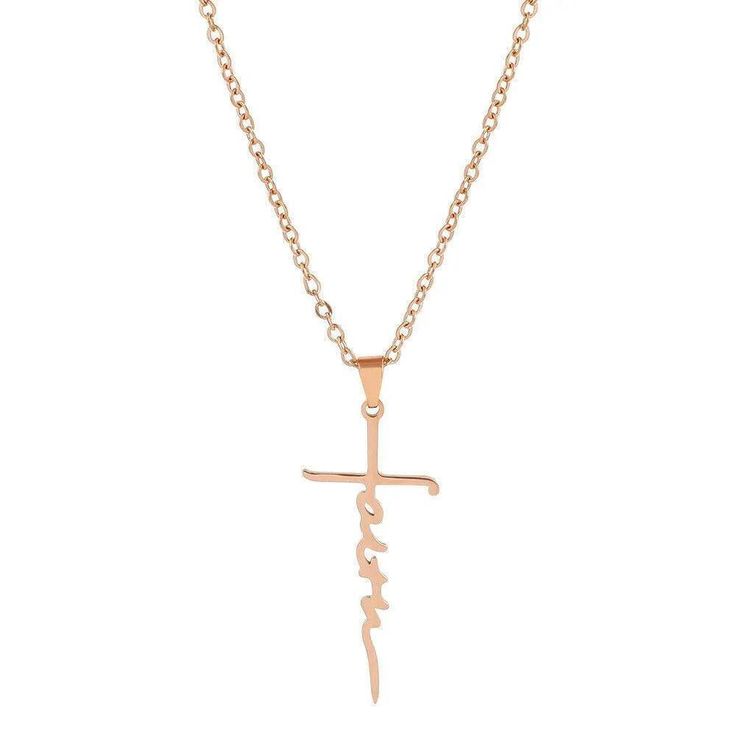 Faith Cross Necklace