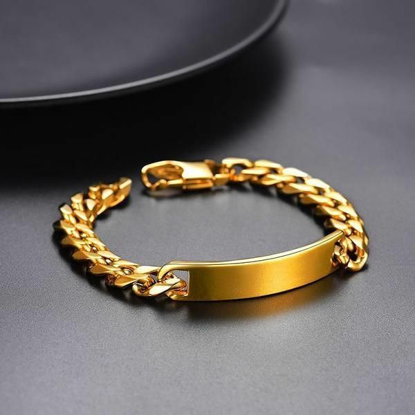 Gold-Plated Crown Bracelet - Unisex