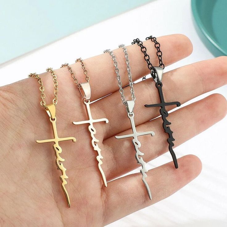 Faith Cross Necklace