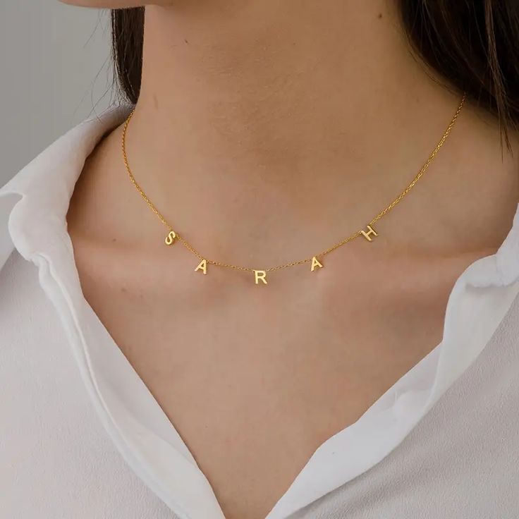 Custom Letter Necklace