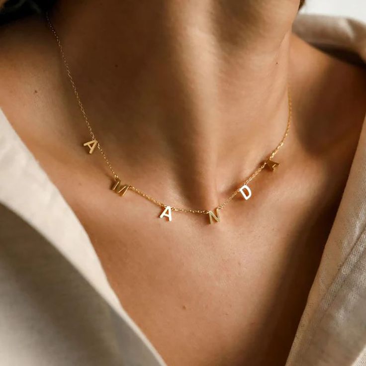 Custom Letter Necklace