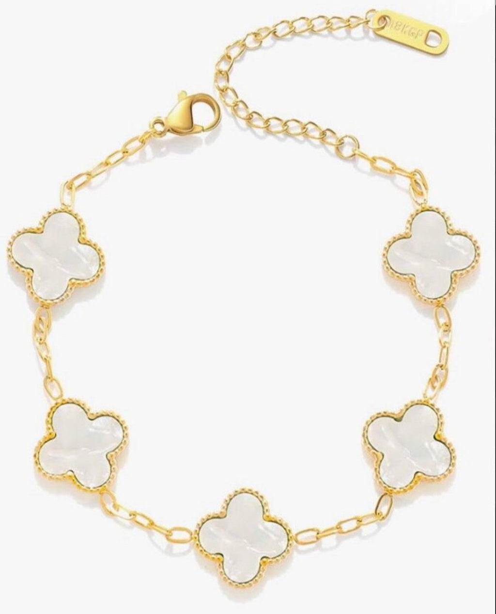 White Clover Bracelet