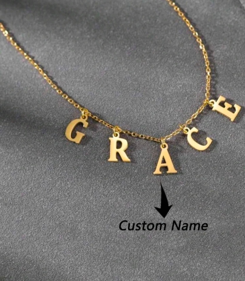 Custom Letter Necklace